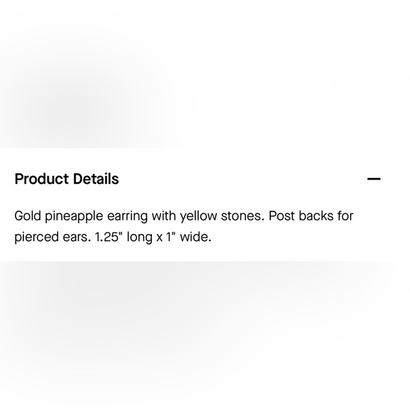 Kenneth Jay Lane Pineapple Earrings - Picture 2 of 2